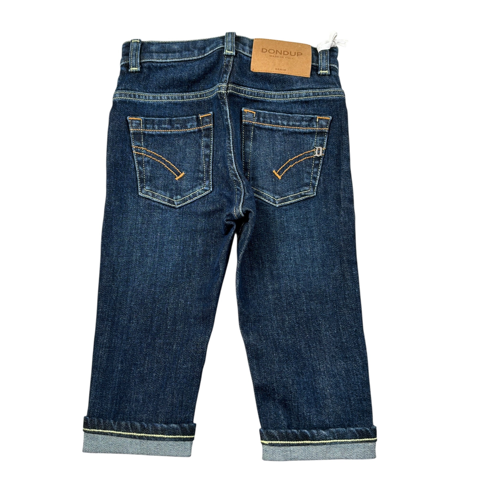 Dondup Jeans tinta unita Blu per Bambino DMPA157 BLU DONDUP 