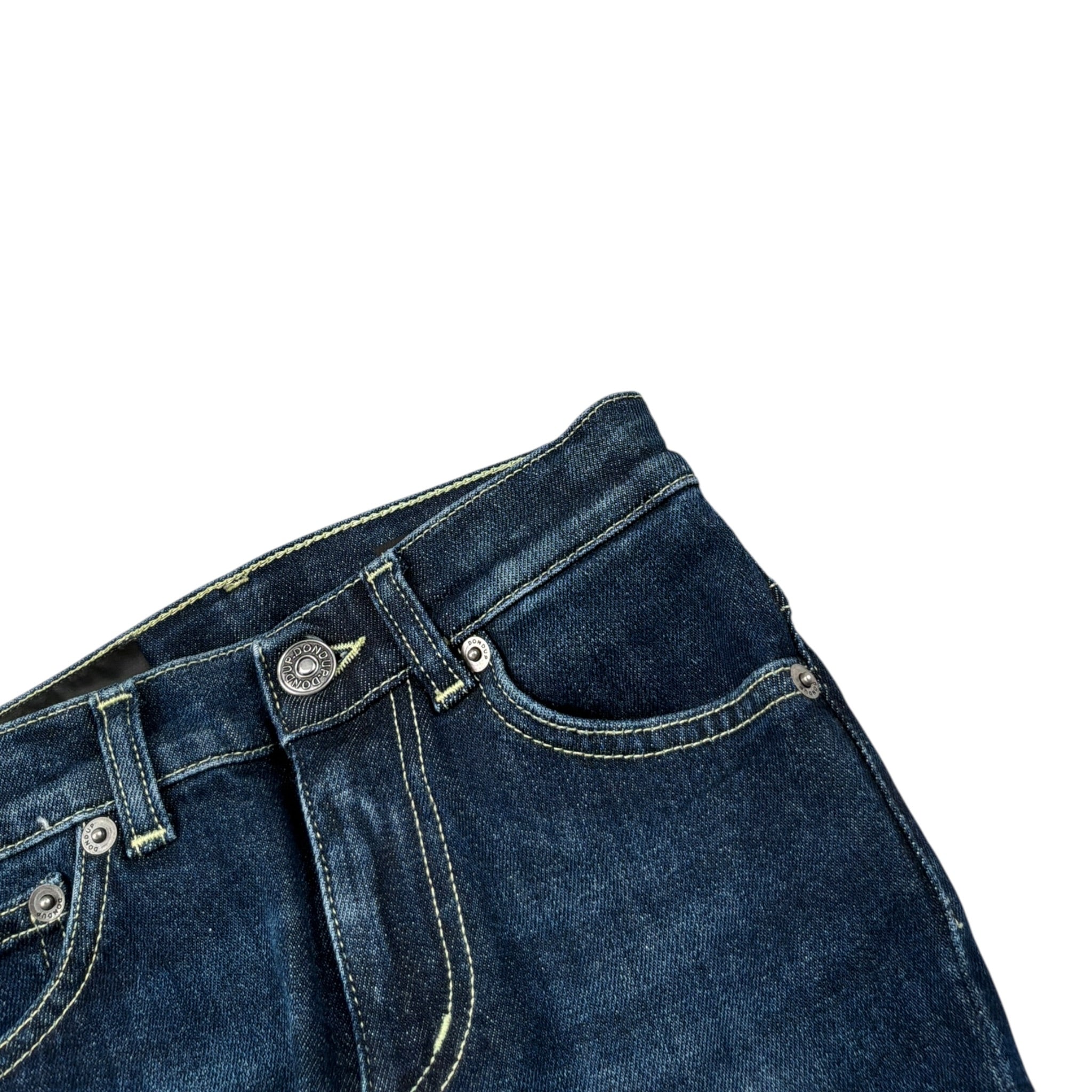Dondup Jeans tinta unita Blu per Bambino DMPA157 BLU DONDUP 