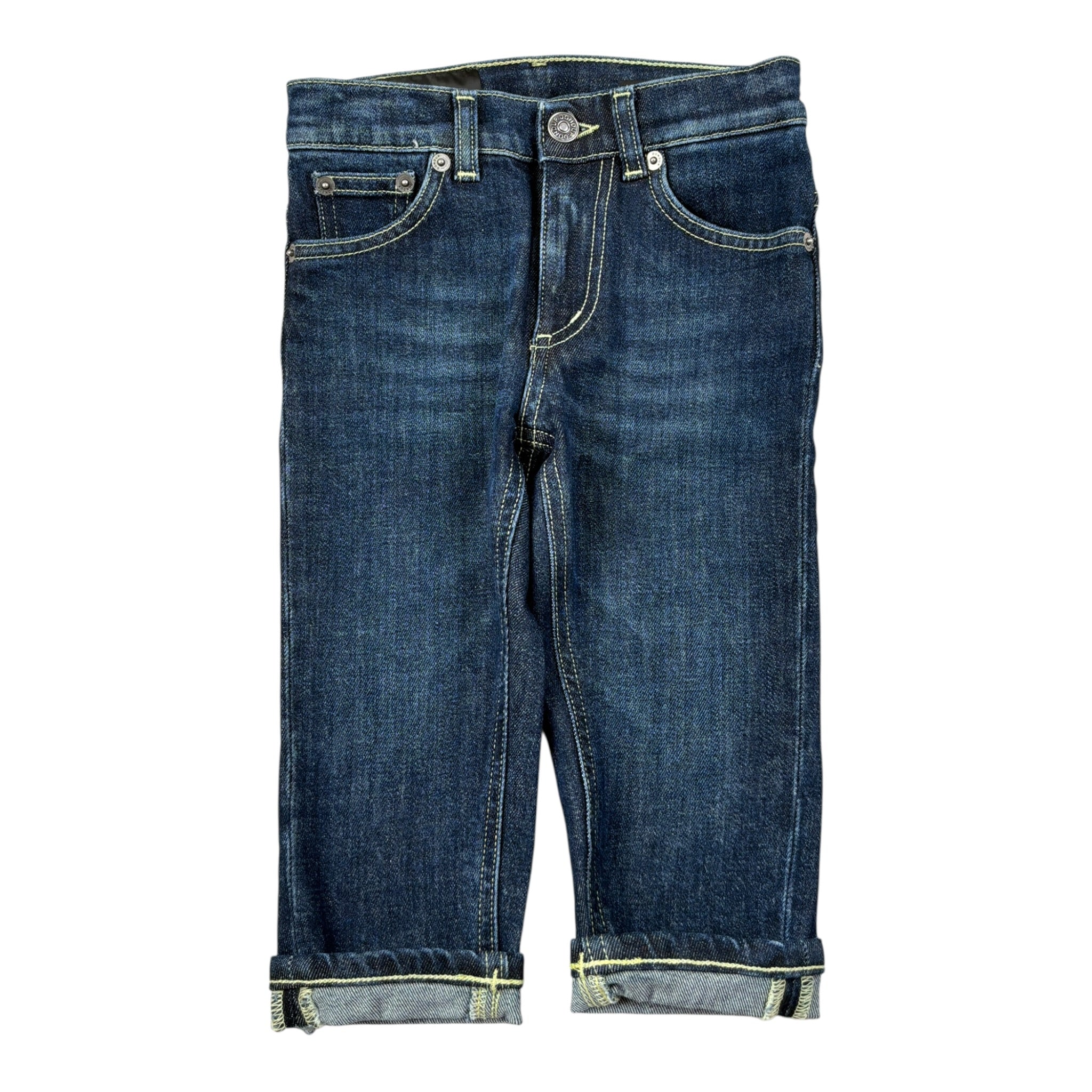 Dondup Jeans tinta unita Blu per Neonato DMPA157N BLU DONDUP 
