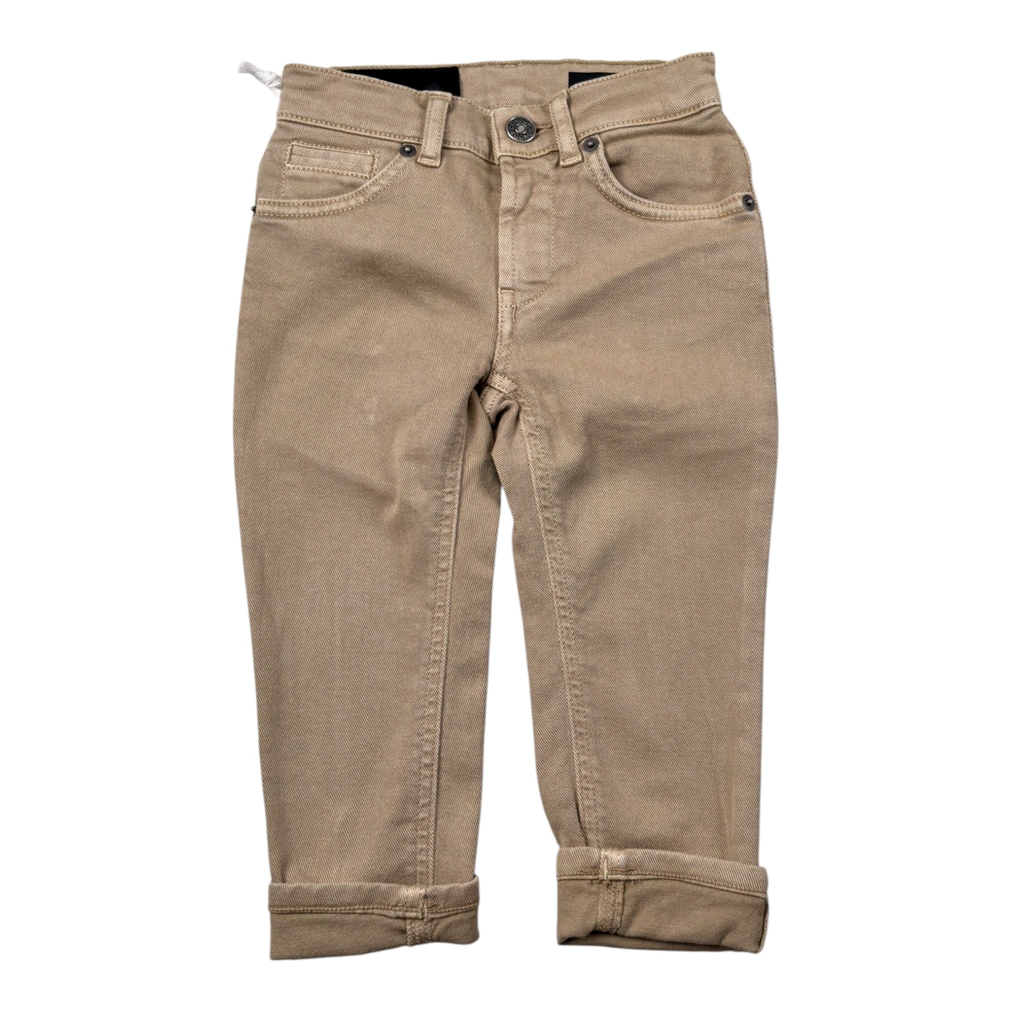Dondup Pantalone tinta unita 5 Tasche Beige per Neonato DMPA161N BEIGE DONDUP 