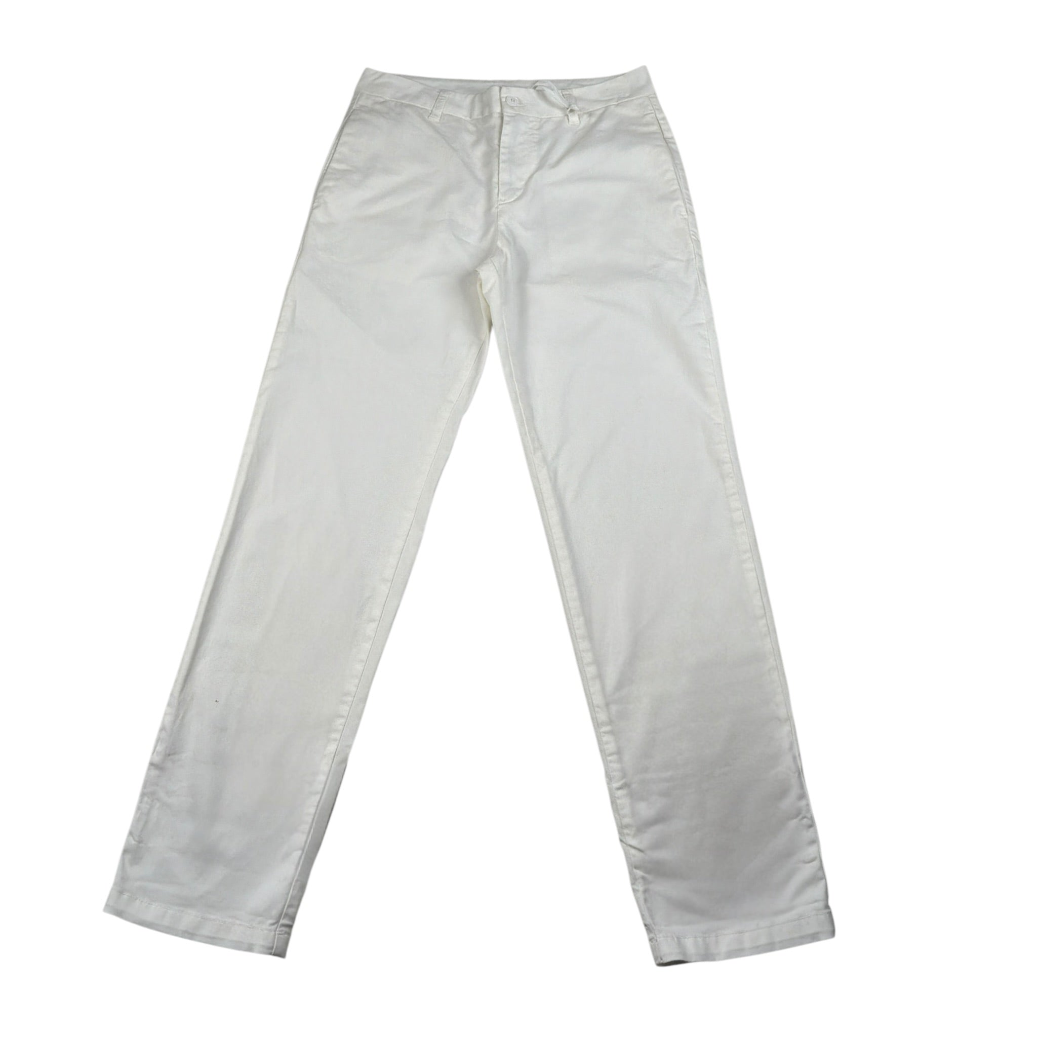 Dondup Pantalone tinta unita con Tasca A Filo Panna per Bambina DMPA251 PANNA DONDUP 