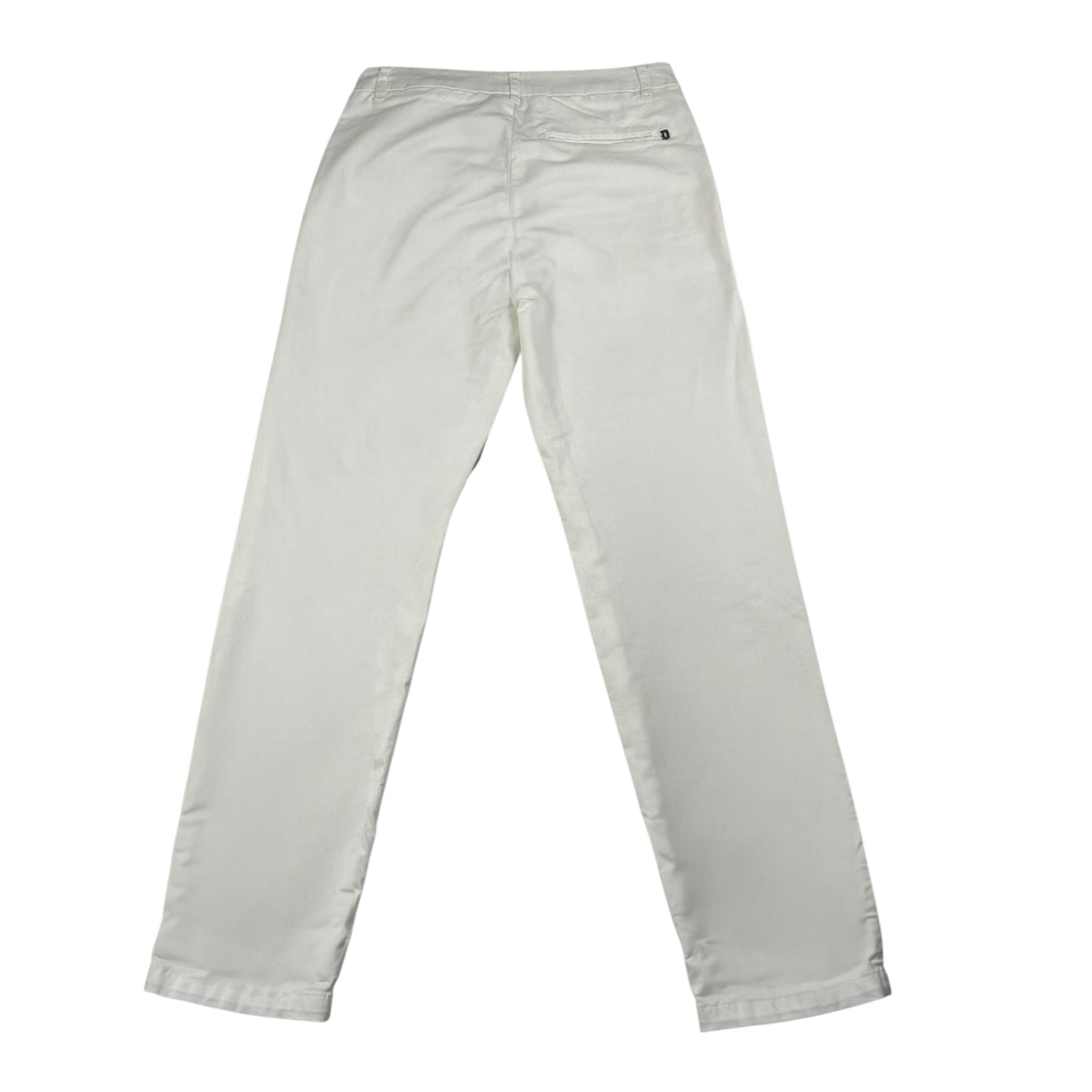 Dondup Pantalone tinta unita con Tasca A Filo Panna per Bambina DMPA251 PANNA DONDUP 