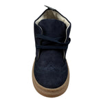 Dou Dou Stivale tinta unita con Lacci Blu per Bambino 24IDE416J BLU DOU DOU 