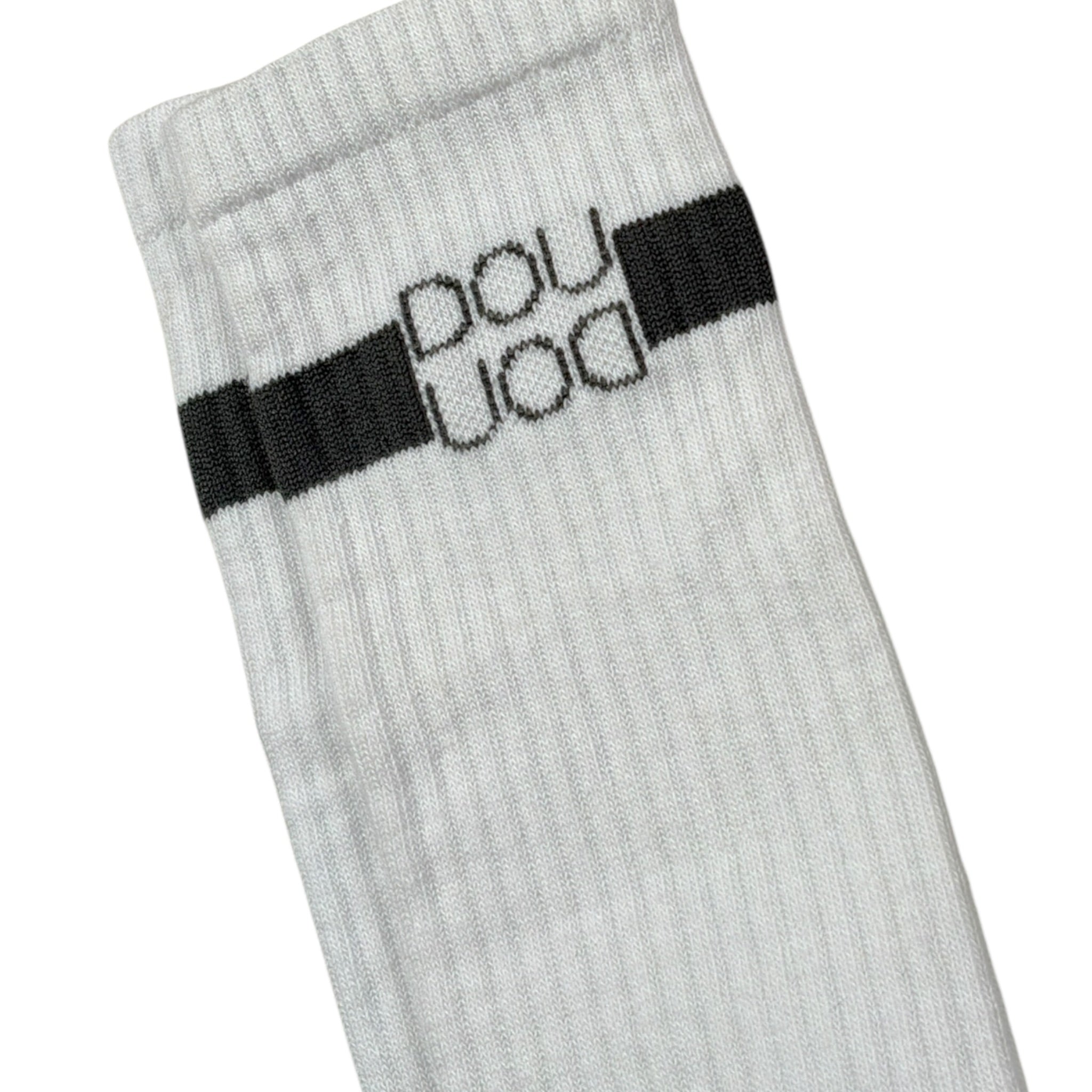 Dou Dou Calzini tinta unita con Logo Bianco per Bambina DS0P10X BIANCO DOU DOU 