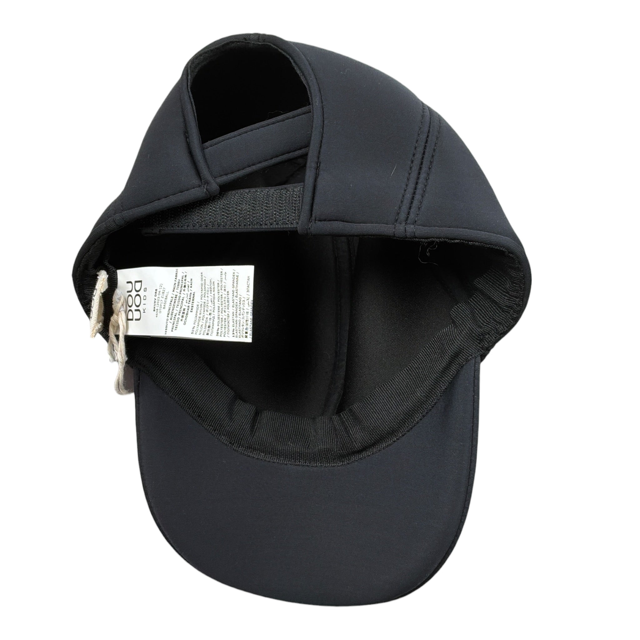 Dou Dou Cappello con Visiera tinta unita Nero per Bambino DT0P17J NERO DOU DOU 