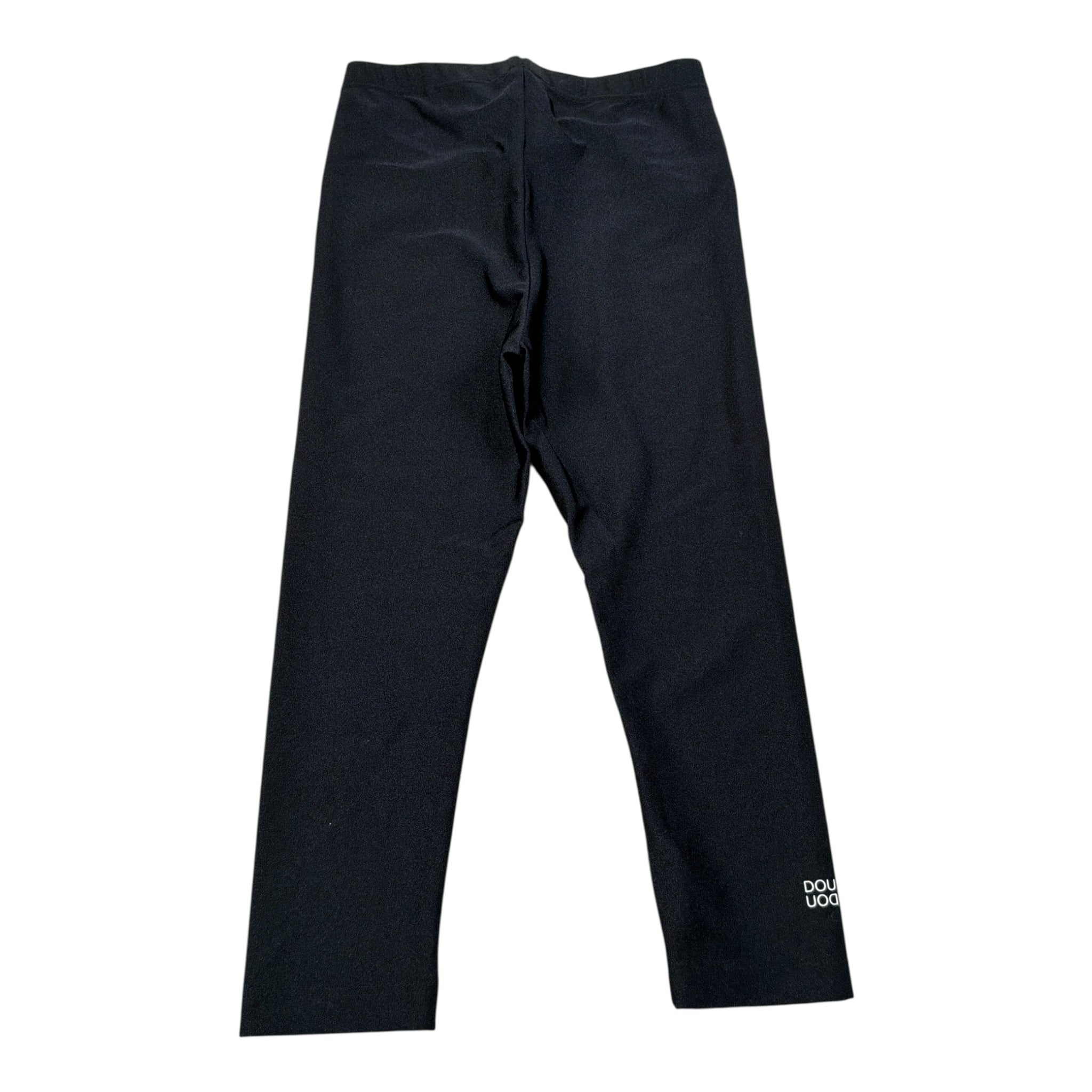 Dou Dou Leggins tinta unita con Logo Nero per Bambina DT6A40X NERO DOU DOU 