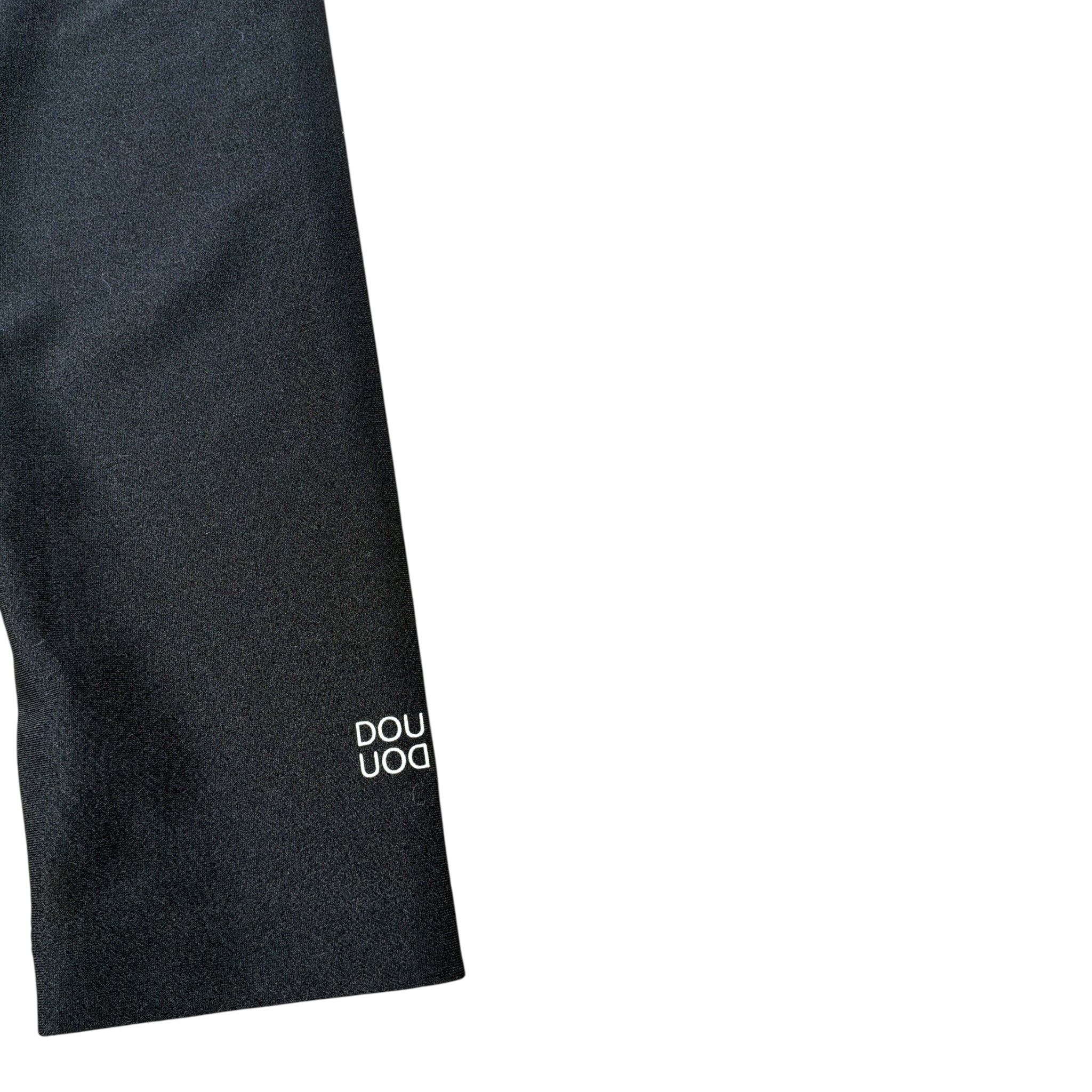 Dou Dou Leggins tinta unita con Logo Nero per Bambina DT6A40X NERO DOU DOU 