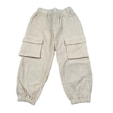 Dou Dou Pantalone tinta unita con Elastico In Vita Beige per Bambina DV6B21 BEIGE DOU DOU 