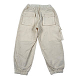 Dou Dou Pantalone tinta unita con Elastico In Vita Beige per Bambina DV6B21 BEIGE DOU DOU 