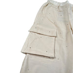 Dou Dou Pantalone tinta unita con Elastico In Vita Beige per Bambina DV6B21 BEIGE DOU DOU 