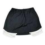 Dou Dou Gonna tinta unita con Elastico In Vita Blu per Bambina DV7A01 BLU DOU DOU 