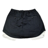 Dou Dou Gonna tinta unita con Elastico In Vita Blu per Bambina DV7A01 BLU DOU DOU 