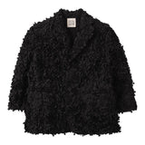 Dou Dou Giacca tinta unita con Applicazioni Nero per Bambina DW2A34 NERO DOU DOU 