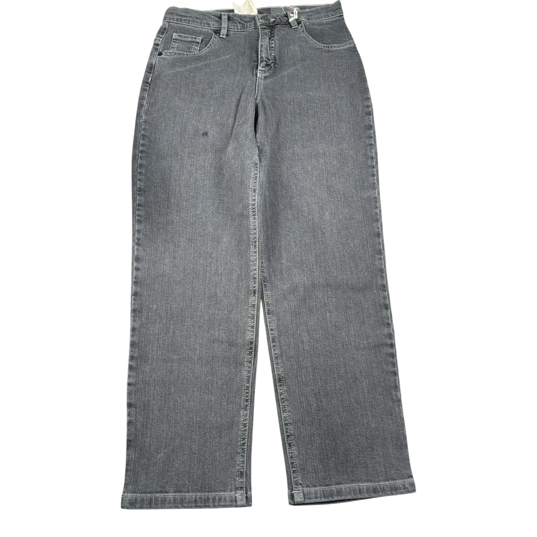 Dou Dou Jeans tinta unita con Tasche Grigio per Bambina DW6P00 GRIGIO DOU DOU 
