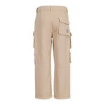 Dou Dou Pantalone tinta unita Modello Cargo Beige per Bambina DW6P30 BEIGE DOU DOU 