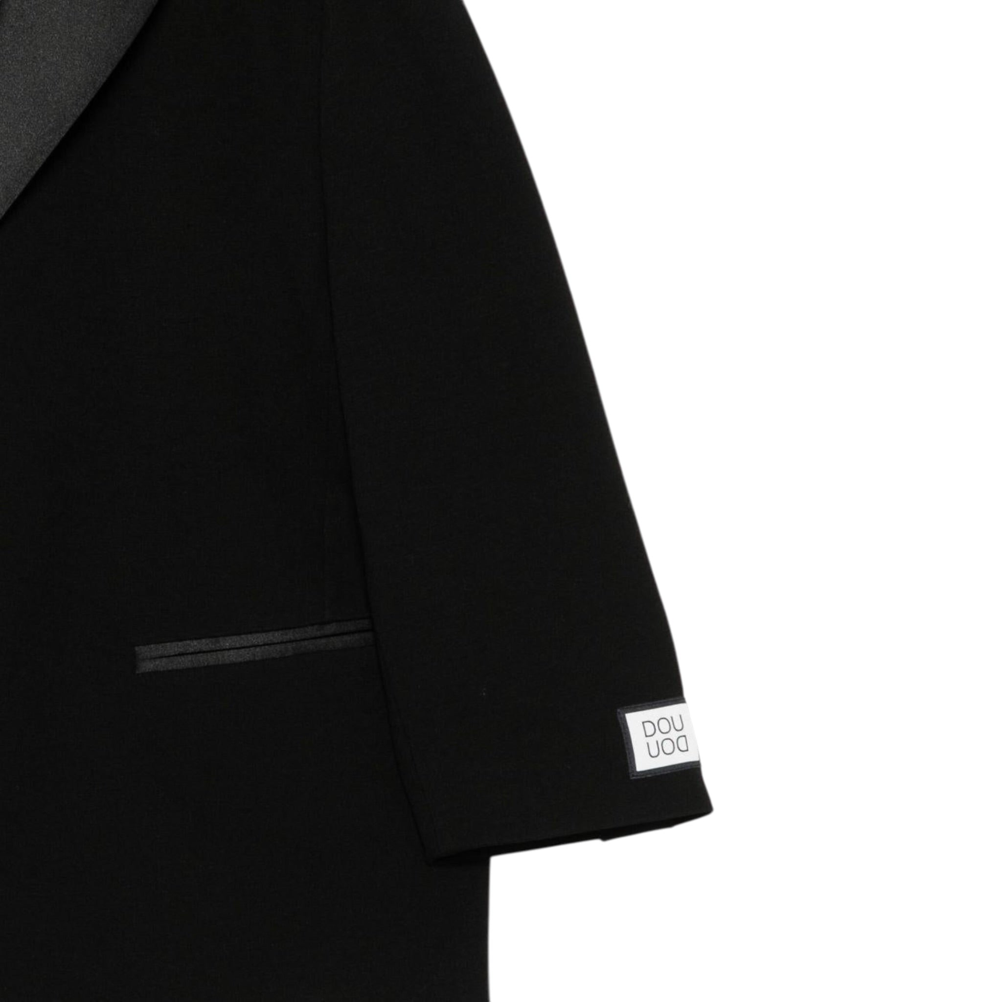 Dou Dou Giacca tinta unita Nero per Bambino DX2A34 NERO DOU DOU 