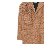 Dou Dou Cappotto tinta unita Marrone per Bambina DX2A50E0236 MARRONE DOU DOU 
