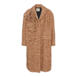 Dou Dou Cappotto tinta unita con Bottoni Beige per Bambina DX2A50E236 BEIGE DOU DOU 