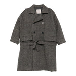 Dou Dou Cappotto Doppiopetto tinta unita Marrone per Bambina DX2P50 MARRONE DOU DOU 