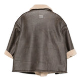 Dou Dou Montone tinta unita In Ecopelle Marrone per Bambino DX2P70X MARRONE DOU DOU 