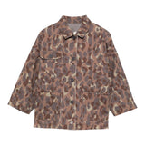 Dou Dou Giubbino tinta unita con Fantasia Militare Marrone per Bambino DX2Q27 MARRONE DOU DOU 