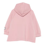 Dou Dou Felpa tinta unita con Cappuccio Rosa per Bambina DX4A20 ROSA DOU DOU 