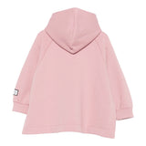 Dou Dou Felpa tinta unita con Cappuccio Rosa per Bambina DX4A20 ROSA DOU DOU 