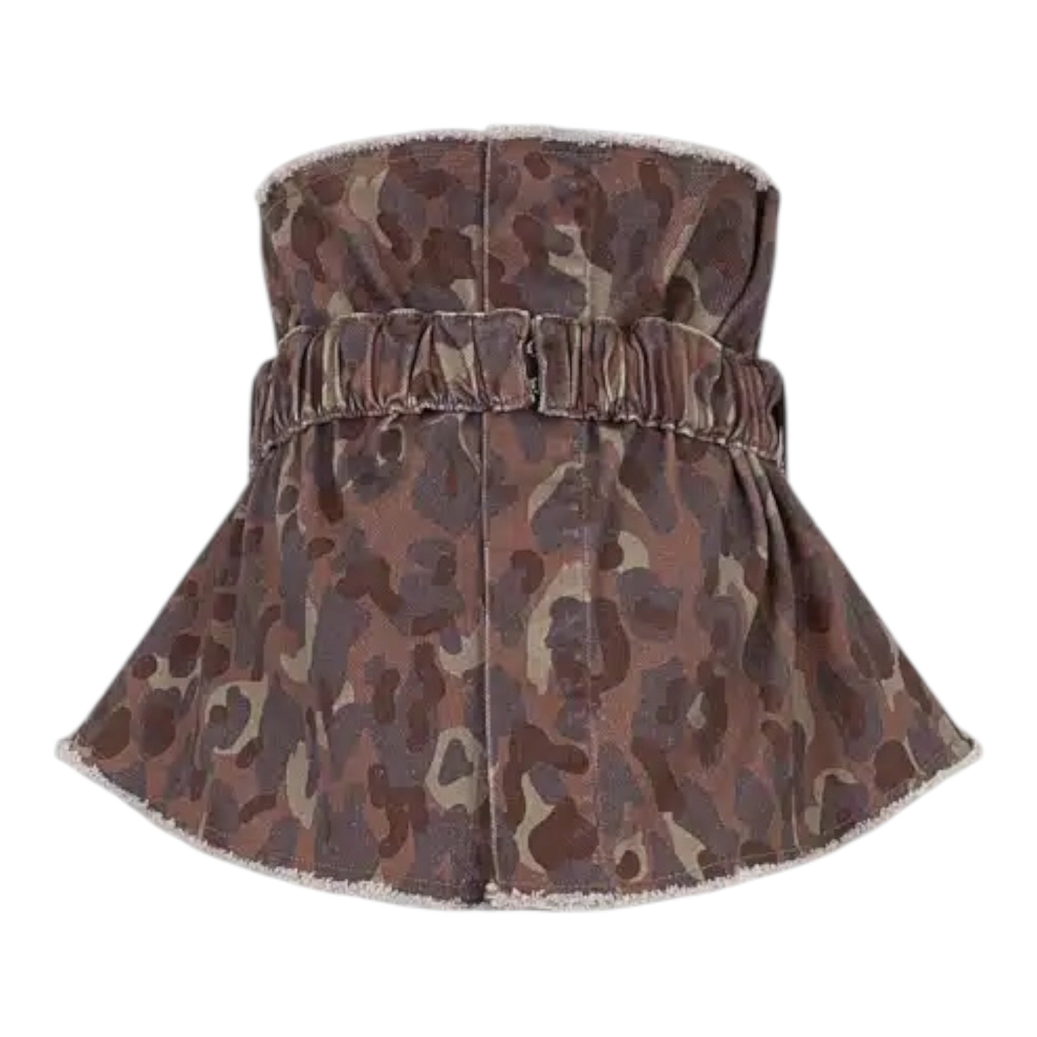 Dou Dou Top Stampa Fantasia con Cinturino Marrone per Bambina DX5A22XX MARRONE DOU DOU 