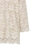 Dou Dou Maglia tinta unita con Ricami Bianco per Bambina DX5A70U0237 BIANCO DOU DOU 