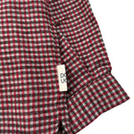 Dou Dou Camicia tinta unita con Fantasia A Quadri Bordeaux per Bambina DX5P20I0297 BORDEAUX DOU DOU 
