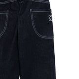 Dou Dou Jeans tinta unita Modello Palazzo Blu per Bambina DX6P30X BLU DOU DOU 