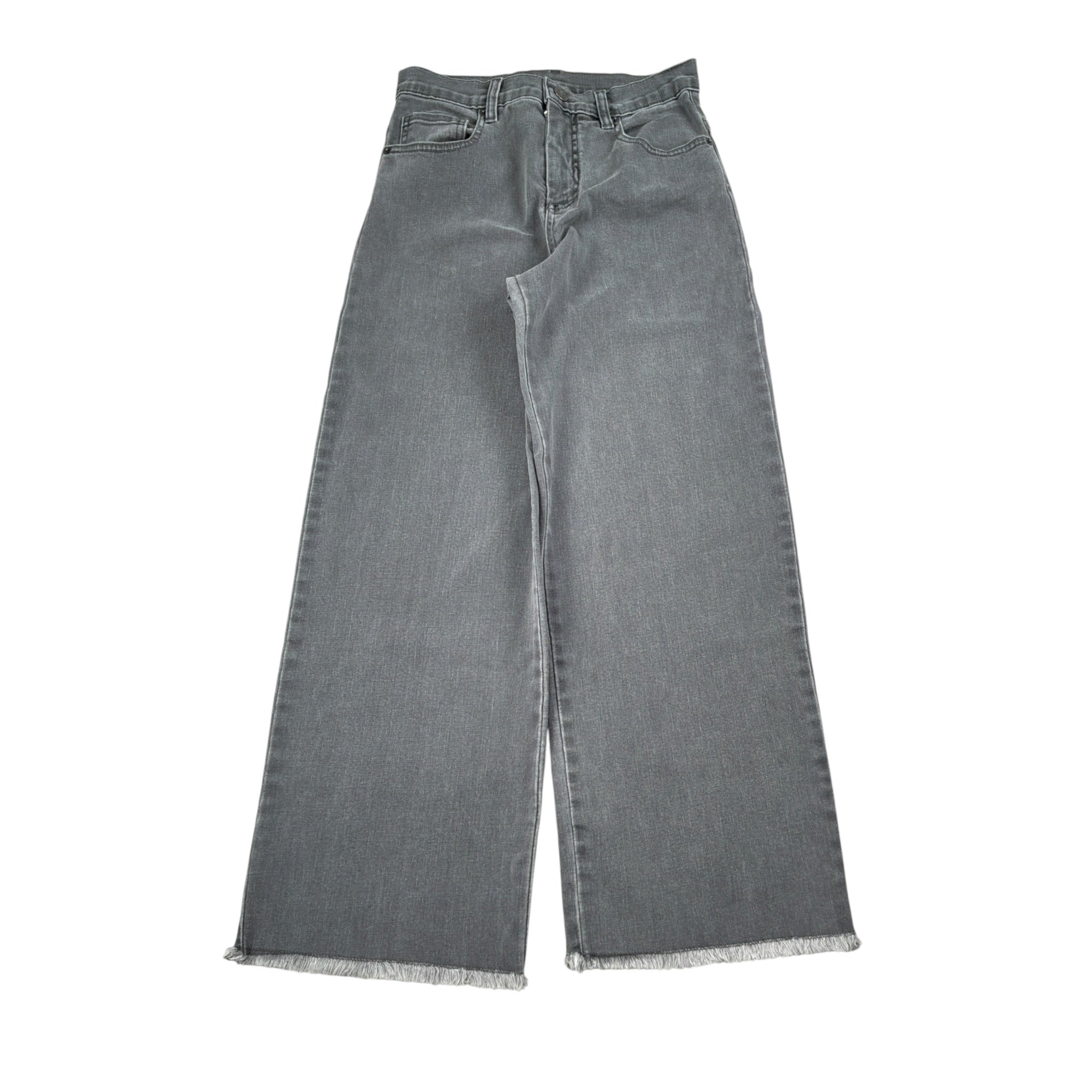 Dou Dou Jeans Modello A Palazzo tinta unita Grigio per Bambina DX6P50 GRIGIO DOU DOU 