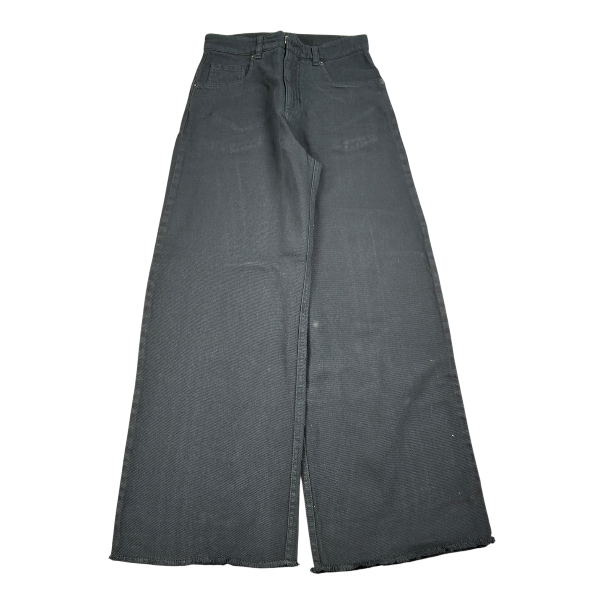 Dou Dou Jeans Modello A Palazzo tinta unita Nero per Bambina DX6P60X NERO DOU DOU 