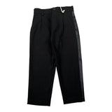 Dou Dou Pantalone tinta unita con Profili In Contrasto Nero per Bambina DX6PA0 NERO DOU DOU 