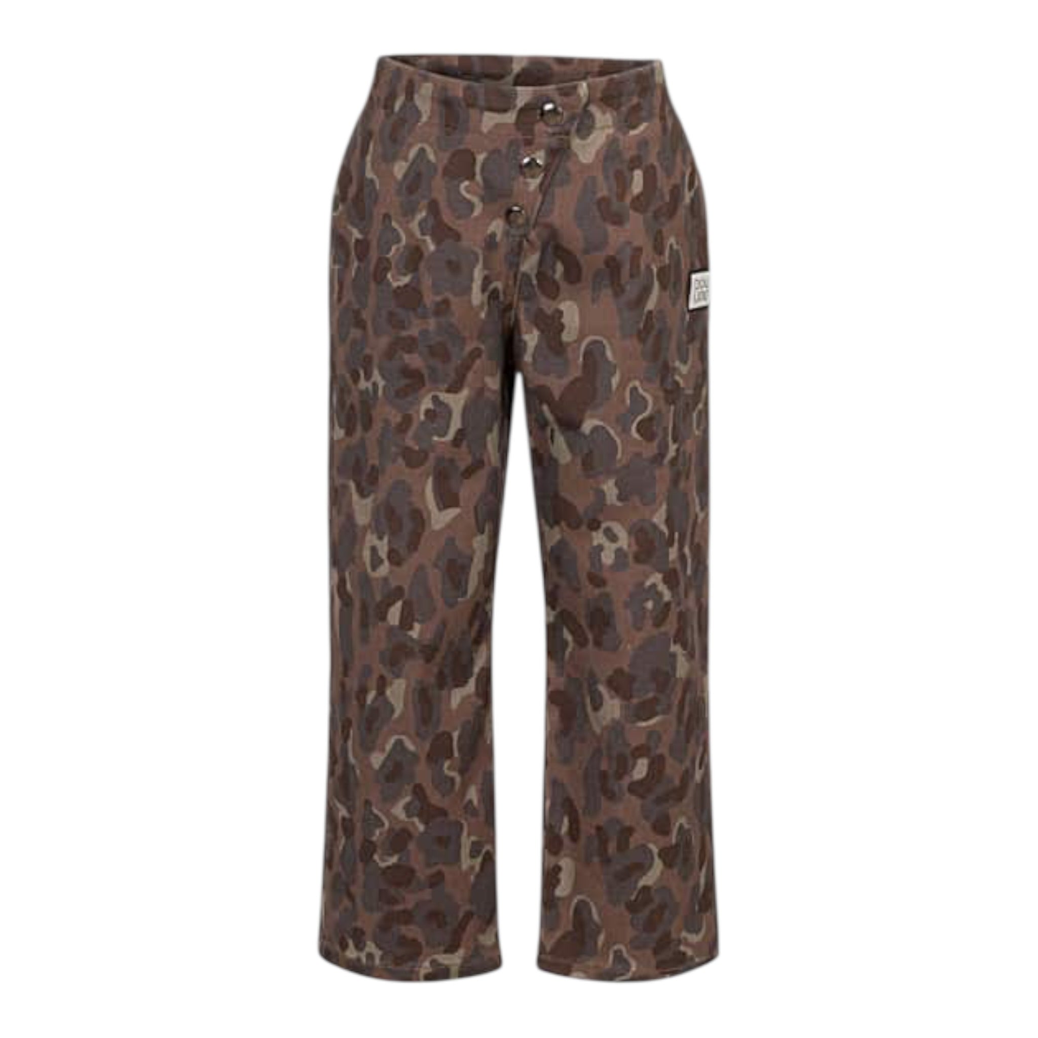 Dou Dou Pantalone Stampa Fantasia con Elastico In Vita Marrone per Bambina DX6Q70XXX MARRONE DOU DOU 