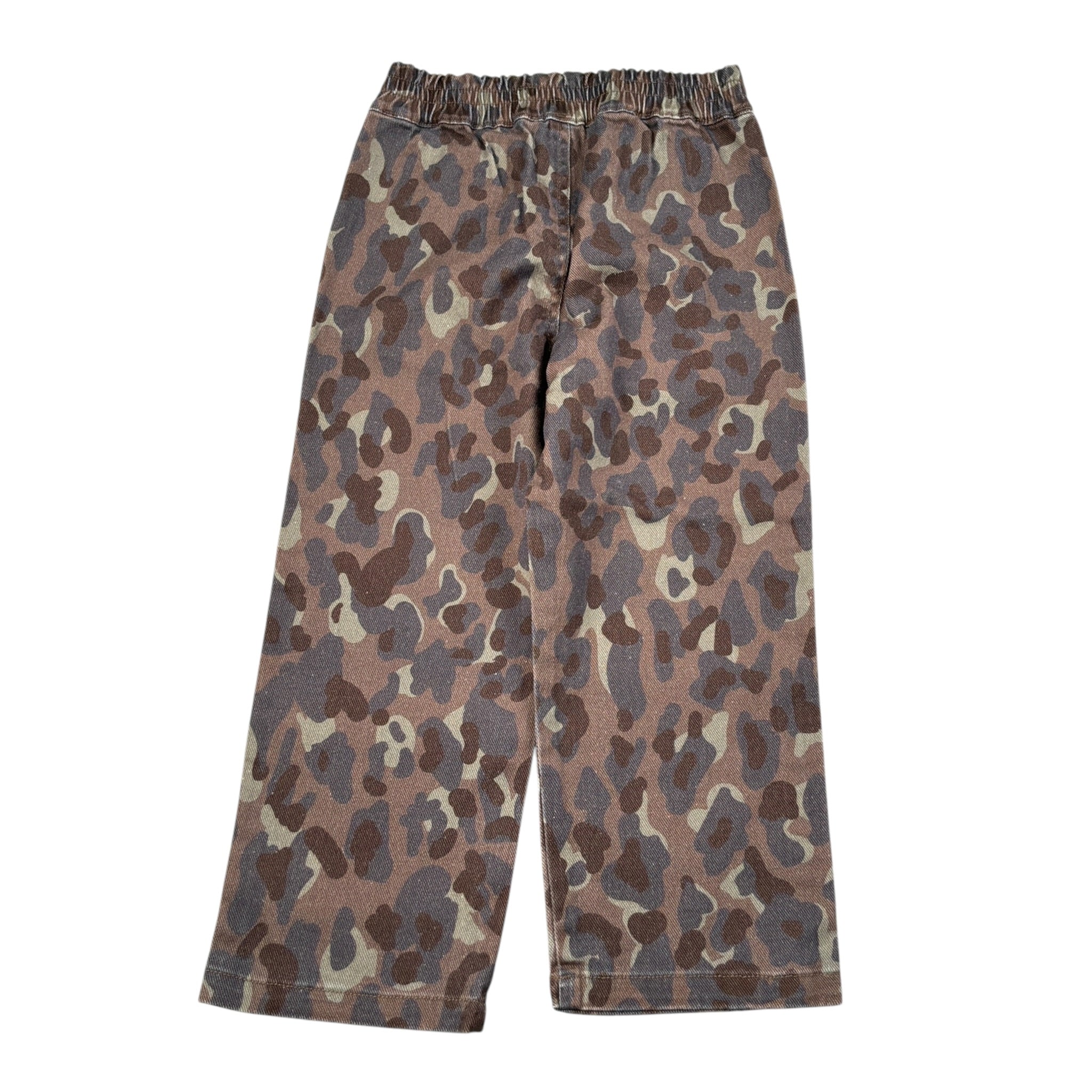 Dou Dou Pantalone Stampa Fantasia con Elastico In Vita Marrone per Bambina DX6Q70XXXX MARRONE DOU DOU 