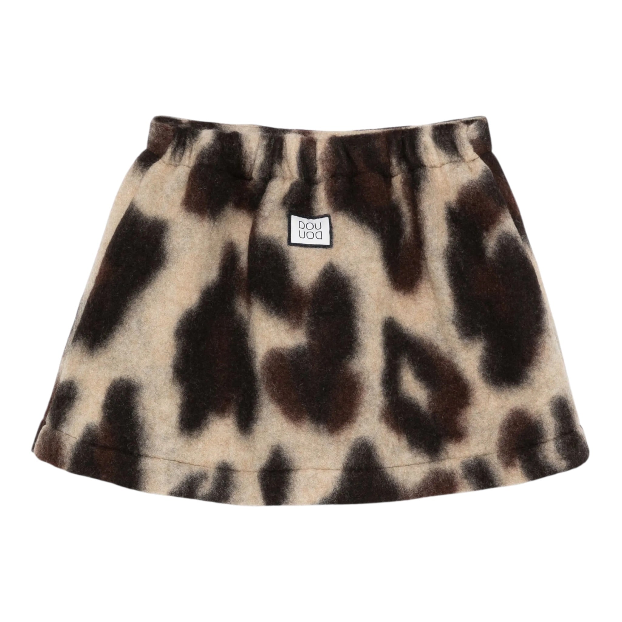 Dou Dou Gonna Stampa Fantasia con Elastico In Vita Marrone per Bambina DX7A11X MARRONE DOU DOU 