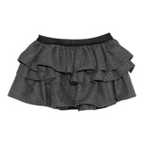 Dou Dou Gonna Tinta Unit con Balze Grigio per Bambina DX7A21 GRIGIO DOU DOU 