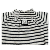 Dou Dou Maglia Bicolore con Fantasia A Righe Bianco/Nero per Bambina DX8A00X BIANCO/NERO DOU DOU 