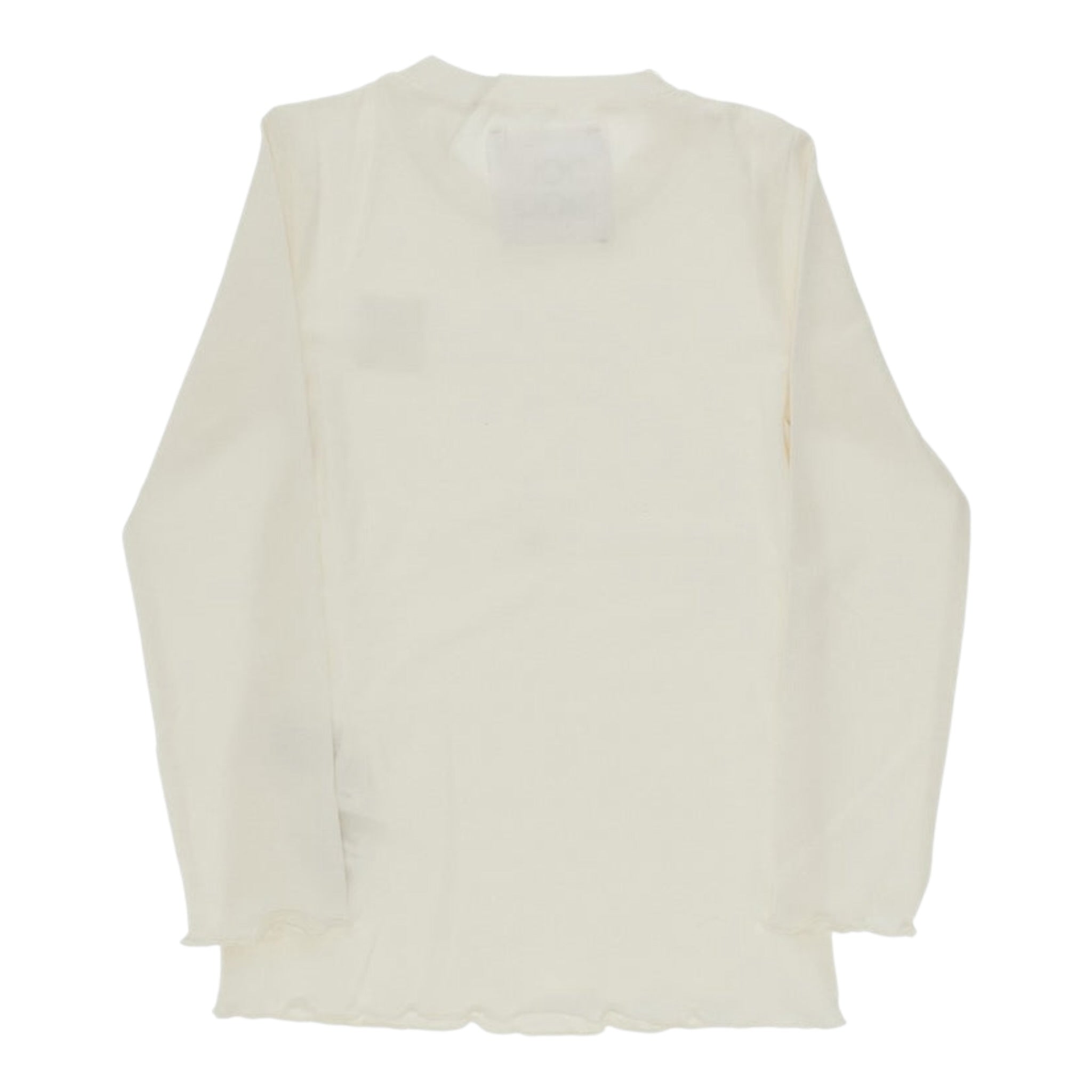 Dou Dou Shirt tinta unita con Logo Bianco per Bambina DX8A40 BIANCO DOU DOU 