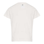 Dou Dou T-Shirt Girocollo tinta unita con Stampa Bianco per Bambina DX8P41 BIANCO DOU DOU 