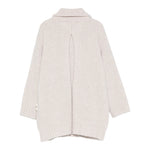 Dou Dou Cardigan tinta unita Doppiopetto Beige per Bambina DX9A00 BEIGE DOU DOU 