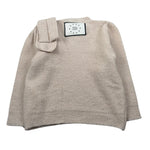 Dou Dou Maglia Girocollo tinta unita Beige per Bambina DX9A30 BEIGE DOU DOU 