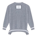 Dou Dou Maglia tinta unita con Fantasia Grigio per Neonata DX9P40W0041 GRIGIO DOU DOU 