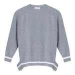 Dou Dou Maglia tinta unita con Fantasia Grigio per Neonata DX9P40W0041 GRIGIO DOU DOU 