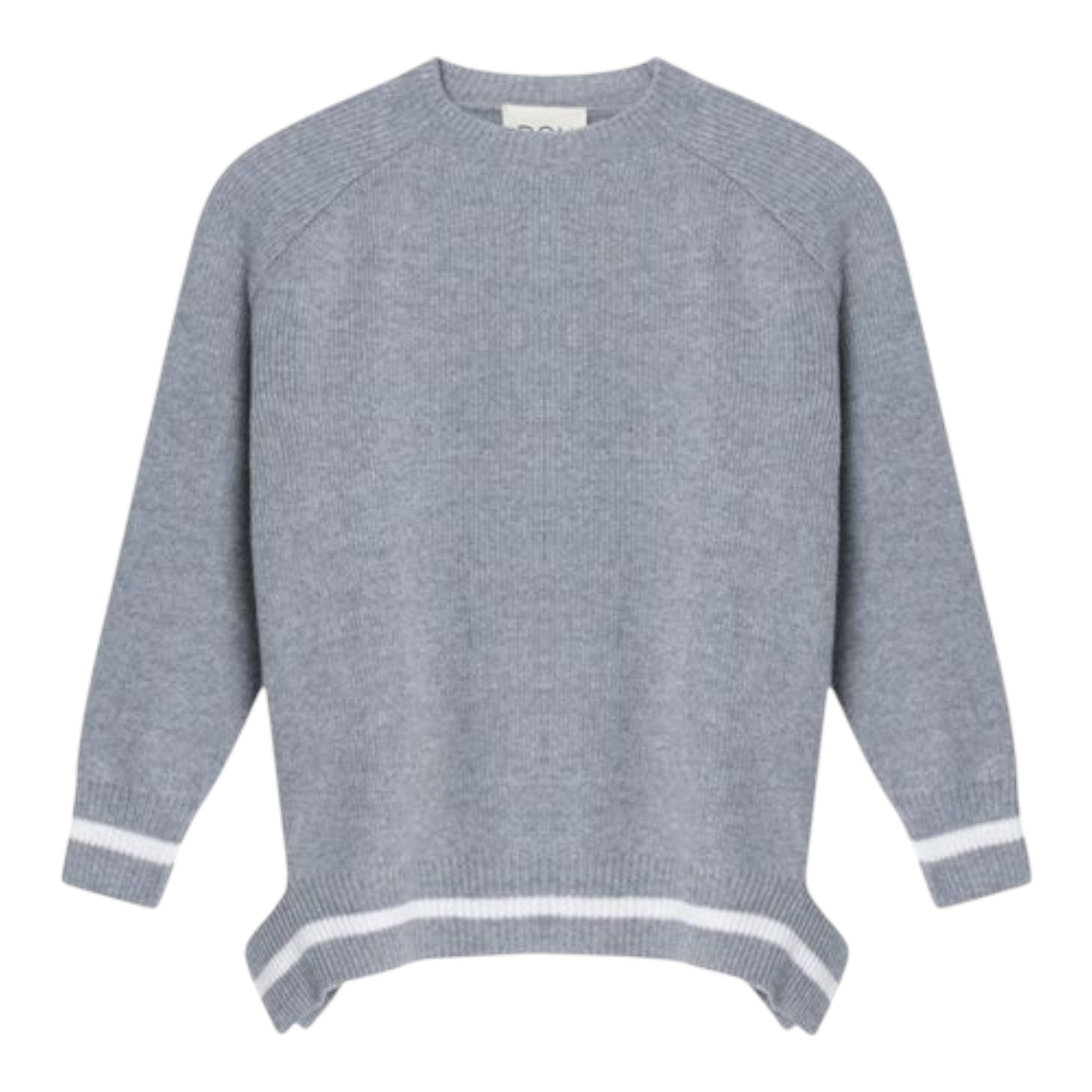 Dou Dou Maglia tinta unita con Fantasia Grigio per Neonata DX9P40W0041 GRIGIO DOU DOU 