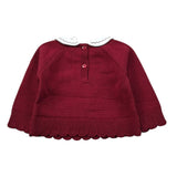 Dr.Kid Maglia Girocollo tinta unita Rosso per Neonata DK308 ROSSO DR.KID 