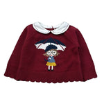 Dr.Kid Maglia Girocollo tinta unita Rosso per Neonata DK308 ROSSO DR.KID 