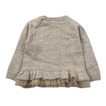 Dr.Kid Maglia Girocollo tinta unita con Ricami Beige per Neonata DK326 BEIGE DR.KID 