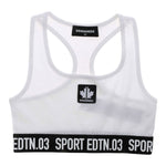 Dsquared2 Top tinta unita con Logo Bianco per Bambina DQ0037 BIANCO DSQUARED2 
